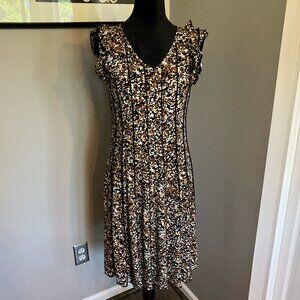 C established‎ 1946 knee length floral grunge 90s sleeveless dress size small